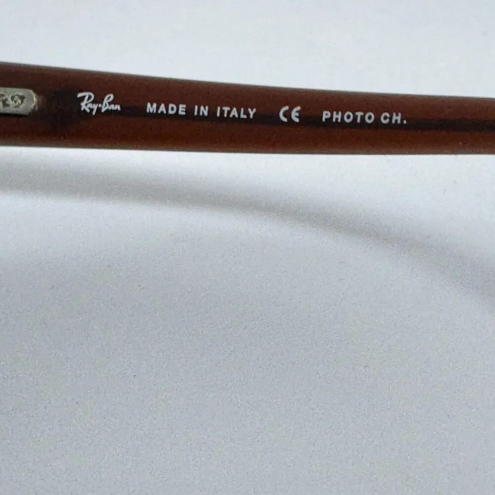 Ray-Ban RB3189 Leather‎ II 61[]16 Metal Wrap Flex Sunglasses Frames Only H15630
